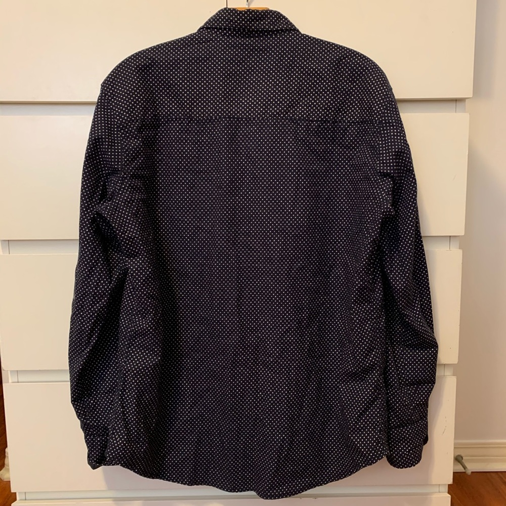 Broken Threads Polka Dot Button-Down - Size: Large - image 3